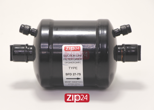 Фильтр-осушитель ZIP24 SFD27-7S (7/8 с сервис. штуц.) Фильтр-осушитель ZIP24 SFD27-7S (7/8 с сервис. штуц.)