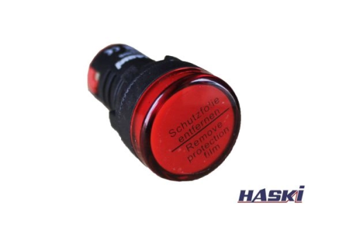 Арматура сигнальная AD-22DS (LED) d22мм красная 24В AC/DC HASKI