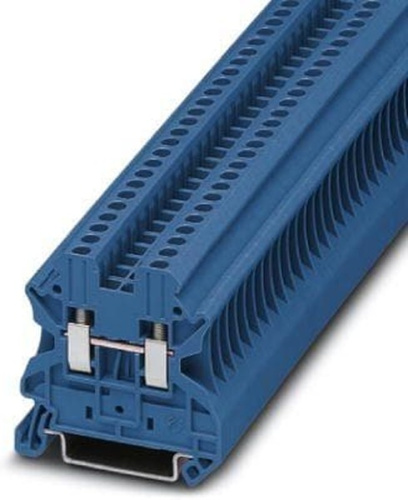 Клемма проходная UT 2,5 BU /5,2mm, винтовая, 2 присоед., 2,5(max 4)mm2,24А,1000V, синяя (3044089)