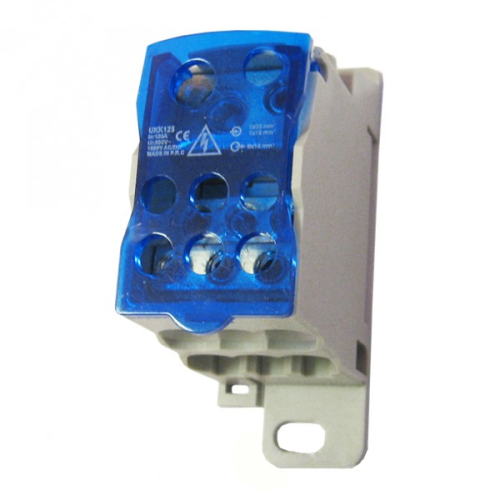 Блок распределительный на DIN-рейку РБ-125А-КС (92052)