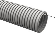 Труба гофр. ПВХ d40 с зондом (15м) IEK