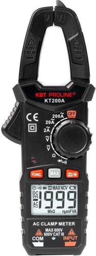 Токовые клещи цифровые KT 200А "PROLINE"(КВТ); 79129