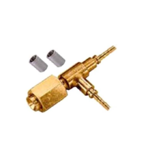 Фитинг T-образный с боковой гайкой FavorCool 1/4" SAE TPC-204 