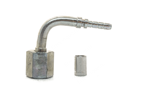 Фитинг угловой DN4 с гайкой 1/4" SAE (RFS115) Errecinque (DN4 1/4)