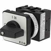 Переключатель T0-2-1/E 3P, 20A, тип 0-1, 3NO на 1,5,5kW(400VAC), на дверь, фронт IP65 (024639)  