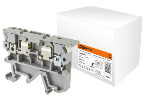 Зажим наборный ЗНИ 4мм2 для плавких вставок 5х20 500В (SQ0803-0059)