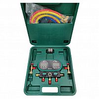 Манометрический цифровой коллектор HS-DVS60-101-60, в кейсе 9 фреонов