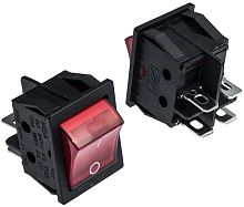 Переключатель KCD4-201N-C3 R/4P on-off