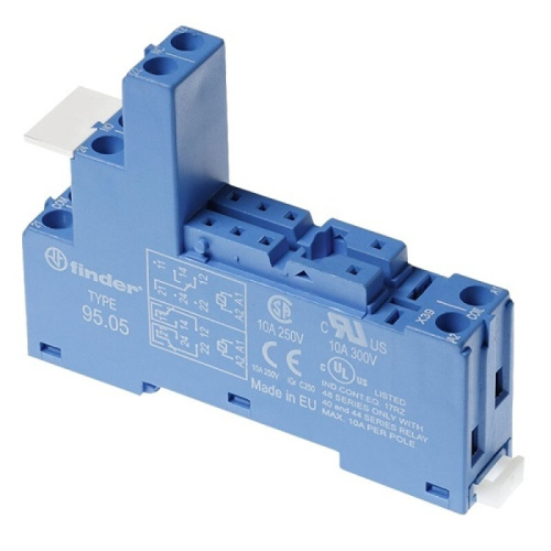 Цоколь к реле 4051,4052,4061, на рейку DIN35 Finder (9505)