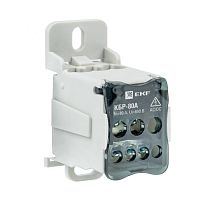Блок распределительный КБР на DIN-рейку и монтажную панель 80А (plc-kbr80)