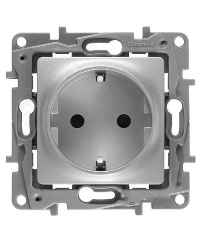 Розетка 2К+3 АЛЮ ETIKA / Арт:672421 