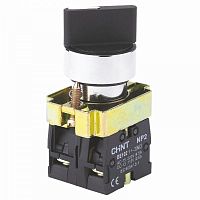 Переключатель NP2-BD33, 3 положения с фиксацией 2HO IP40 (CHINT) арт.574849