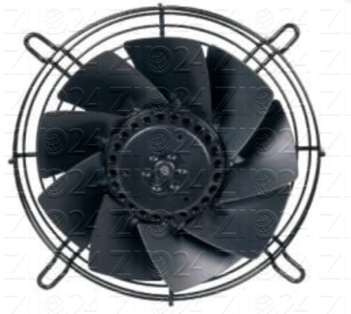 Вентилятор нагнетающий 2-полюсный, однофазный, Ø200 мм с решеткой. YWF-2E-200-B-92/15-G/Китай/