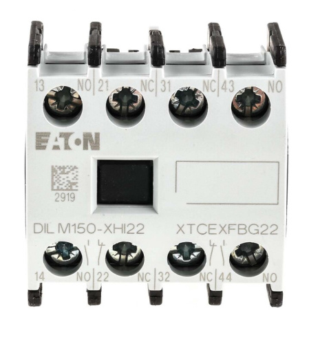 Блок-контакт вспом. DILM150-XHI22, 2NO+2NC (277950) Блок-контакт вспом. DILM150-XHI22, 2NO+2NC (277950)