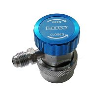 Вентиль быстросъемный для автокондиц.QC-18L (под углом 90, резьба 1/4SAE наружн.), низкого давления