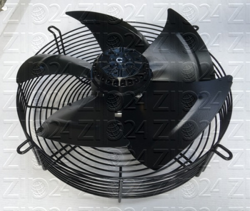 Вентилятор всасывающий 4-полюсный, однофазный, Д315мм с решеткой (YWF-4E-315-S-92/35-G)/Китай/