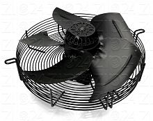 Вентилятор всасывающий 4-полюсный, однофазный Ø250мм с решеткой (YWF-4E-250-S-92/25-G) /Китай/