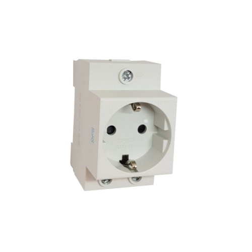Розетка на Дин-рейку АС30-111 с заземляющим контактом на DIN-рейку (CHINT), арт.775001 